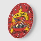 Grande Horloge Ronde Queen Grill (Angle)