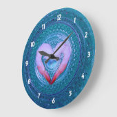 Grande Horloge Ronde Quelqu'Un Dit Crevette (Angle)