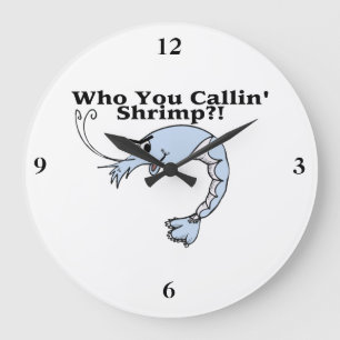Grande Horloge Ronde Qui vous crevette de Callin