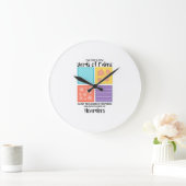 Grande Horloge Ronde Quilting (Maison)