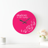 Grande Horloge Ronde quoi que (Maison)