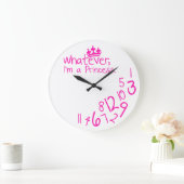 Grande Horloge Ronde quoi qu'il en soit, je suis Princesse (Maison)