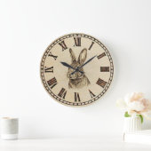 Grande Horloge Ronde Rabbit Wall Clock (Maison)