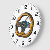Grande Horloge Ronde Racing Steering Wheel Controller Gamer (Angle)