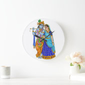 Grande Horloge Ronde Radha Krishna Clock (Maison)