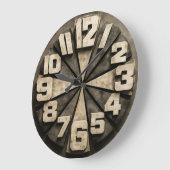 Grande Horloge Ronde Radial Block Numeral (Angle)