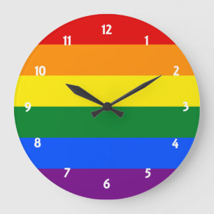 Grande Horloge Ronde Rainbow Pride