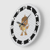 Grande Horloge Ronde Rainure trombone (Angle)