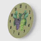 Grande Horloge Ronde Raisins (Angle)