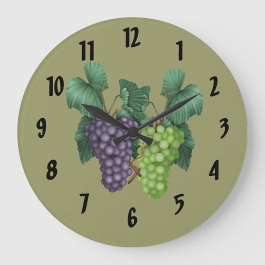 Grande Horloge Ronde Raisins (Recto)