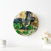 Grande Horloge Ronde Raisins et vin (Maison)