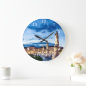 Grande Horloge Ronde Rangée de statues illuminées à Padova (Maison)