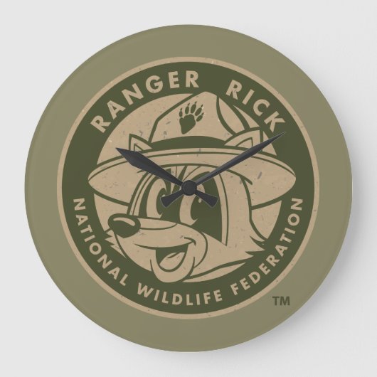 Grande Horloge Ronde Ranger Rick Logo de Rick Khaki (Recto)