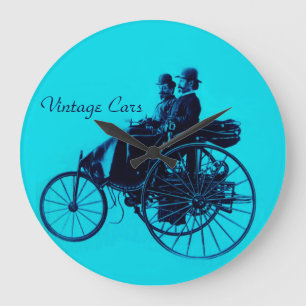 Grande Horloge Ronde Rassemblement de voitures anciennes
