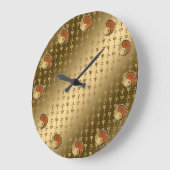 Grande Horloge Ronde Rat de bois (Angle)