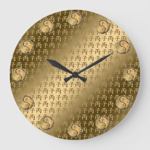 Grande Horloge Ronde Rat de feu