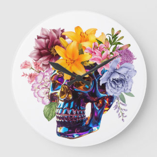 GRANDE HORLOGE RONDE RAYONNEMENT DES HAUSSES FLORALES
