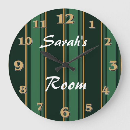Grande Horloge Ronde Rayures (Recto)