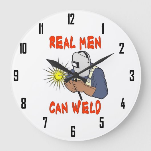 GRANDE HORLOGE RONDE REAL MEN CAN WELD (Recto)