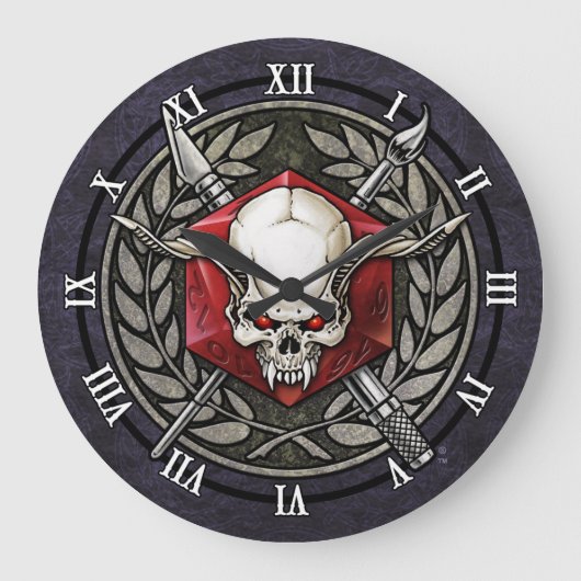 Grande Horloge Ronde ReaperCon 2019 - Logo de Wall Clock (Recto)