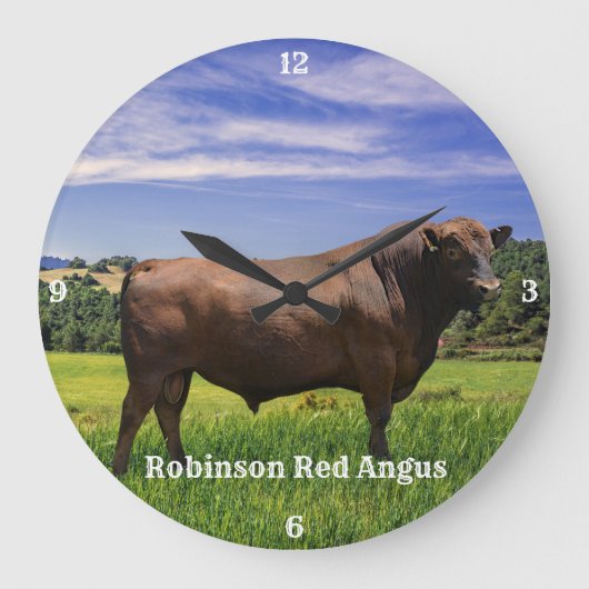 Grande Horloge Ronde Red Angus Bull (Recto)