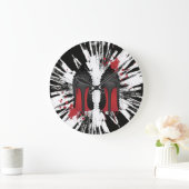 Grande Horloge Ronde Red Bottoms Stilettos shoes heels spatters & drips (Maison)