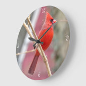 Grande Horloge Ronde Red Cardinal (Angle)
