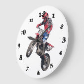 Grande Horloge Ronde Red Dirt Bike (Angle)