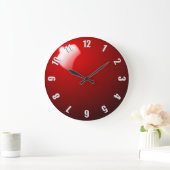 Grande Horloge Ronde Red Snooker (Maison)