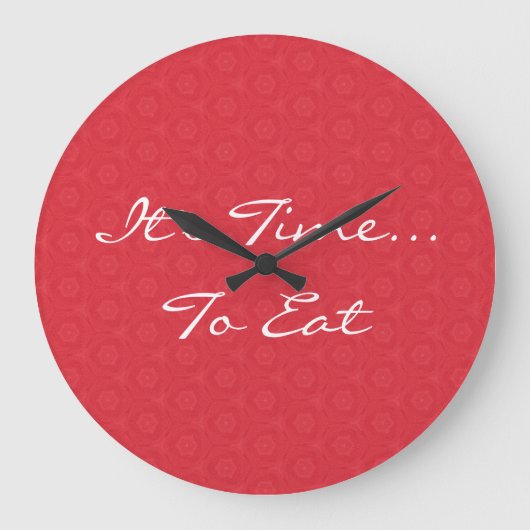 Grande Horloge Ronde Red Star Triangle Pattern (Recto)