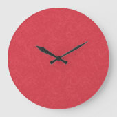 Grande Horloge Ronde Red textured surface with subtle swirling pattern (Recto)