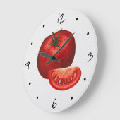 Grande Horloge Ronde Red Tomato (Angle)