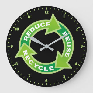 Grande Horloge Ronde Réduire la réutilisation de l'horloge murale