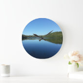 Grande Horloge Ronde Réflexion de l'étang (Maison)