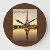 Grande Horloge Ronde Réflexions Eiffel (Recto)