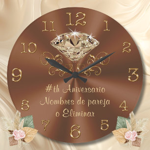 Grande Horloge Ronde Regalos de aniversario por año, Aniversario