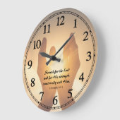 Grande Horloge Ronde Religious Bible quota Versalizable Clock (Angle)