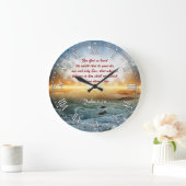Grande Horloge Ronde Religious Bible quota Versalizable Clock (Maison)