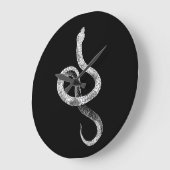 Grande Horloge Ronde Relógio de Parede Snake (Angle)