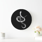 Grande Horloge Ronde Relógio de Parede Snake (Maison)