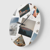 Grande Horloge Ronde Reloj Acrílico Personalizable | Arte y Fotos (Angle)