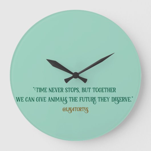 Grande Horloge Ronde Reloj De Pared (Recto)