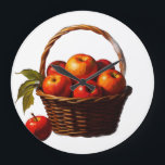 Grande Horloge Ronde reloj de pared para cocina<br><div class="desc">reloj de Pared para la cocina decorado con frutero</div>