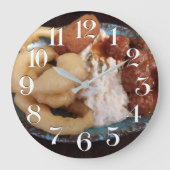 Grande Horloge Ronde reloj de pared variado típico de Mallorca (Recto)