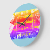 Grande Horloge Ronde Relojes de pared redondos con hermosos diseños (Angle)