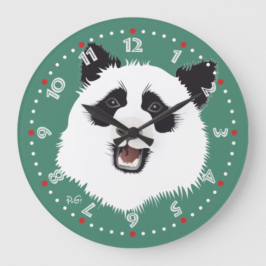 Grande Horloge Ronde Rencontre Panda (Recto)