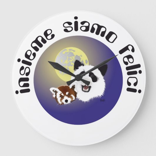 Grande Horloge Ronde Rencontre Panda (Recto)