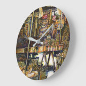 Grande Horloge Ronde Rend la créativité plus éclatante (Angle)