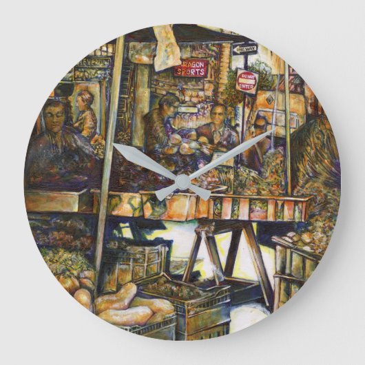 Grande Horloge Ronde Rend la créativité plus éclatante (Recto)