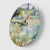 Grande Horloge Ronde Renoir - Chemin menant à travers l'herbe haute (Angle)